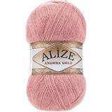 Alize Angora 144 Koyu Pudra Gold Simli El Örgü İpi