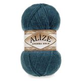 Alize Angora 17 Petrol Gold El Örgü İpi