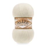 Alize Angora Gold 01 100 gr Örgü İplik