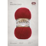 Alize Angora Gold %20 Yün El Örgü İpi 106 Koyu Kırmızı