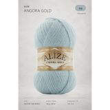 Alize Angora Gold %20 Yün El Örgü İpi 114 Peri Mavisi