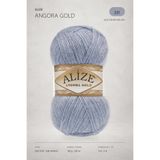 Alize Angora Gold %20 Yün El Örgü İpi 221 Açık Denim Melanj