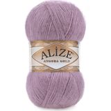 Alize Angora Gold %20 Yün El Örgü İpi 312 Dağ Pembesi