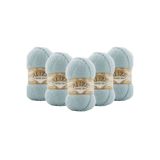 Alize Angora Gold 5’li Paket El Örgü İpi 100g x 5 Adet - Renk Kodu: 114 - Peri Mavisi