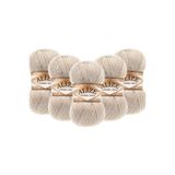 Alize Angora Gold 5’li Paket El Örgü İpi 100g x 5 Adet - Renk Kodu: 152 - Bej Melanj