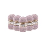 Alize Angora Gold 5’li Paket El Örgü İpi 100g x 5 Adet - Renk Kodu: 163 - Toz Lila