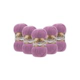 Alize Angora Gold 5’li Paket El Örgü İpi 100g x 5 Adet - Renk Kodu: 28 - Gül