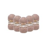 Alize Angora Gold 5’li Paket El Örgü İpi 100g x 5 Adet - Renk Kodu: 542 - Ağaç Kabuğu