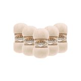 Alize Angora Gold 5’li Paket El Örgü İpi 100g x 5 Adet - Renk Kodu: 67 - Mum Işığı
