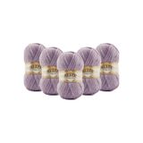 Alize Angora Gold 5’li Paket El Örgü İpi 100g x 5 Adet - Renk Kodu: 882 - Dağ Pembesi