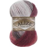 Alize Angora Gold Batik El Örgü Ipi 1984 1 Adet - Kırmızı - Krem