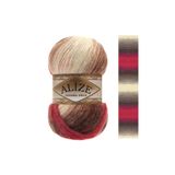 Alize Angora Gold Batik El Örgü Ipi Ipliği Yünü Renk Kodu:4574 100 gr 550 Metre %20 Yün %80 Akrilik