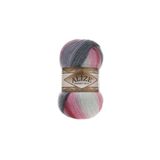 Alize Angora Gold Batik Örgü İpliği 5’li Paket – 100g x 5 – Renk Geçişli Yumaklar