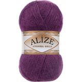 Alize Angora Gold El Örgü Ipi Ipliği Yünü Renk Kodu:111 Mürdüm 1 Adet