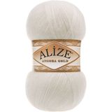Alize Angora Gold El Örgü Ipi Ipliği Yünü Renk Kodu:450 (İNCİ) 1 Adet