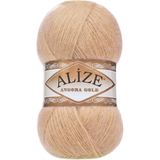 Alize Angora Gold El Örgü Ipi Ipliği Yünü Renk Kodu:95 Deve Tüyü