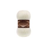Alize Angora Gold Sımlı 01 Krem %5 Sim - %20 Yün - %75 Akrilik / 100 Gr - 500 M