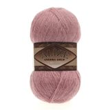 Alize Angora Gold Simli El Örgü İpi 5 Adet (Somon Pembe 144)