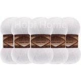 Alize Angora Gold Simli El Örgü Ipi 5’li Paket 55-Beyaz (5 x 100 G) – Şal, Atkı ve Hırka Ipliği