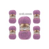 Alize Ayzen Home Angora Gold El Örgü Ipi 5 Li Paket Renk No : 28