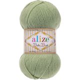 Alize Baby Best 138 Zeytin %10 Bambu - %90 Akrilik Tüylenme Yapmayan Bebek El Örgü İpi