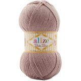 Alize Baby Best 142 Gül Grisi %10 Bambu - %90 Akrilik Tüylenme Yapmayan Bebek El Örgü İpi