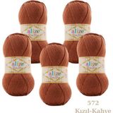 Alize Baby Best 5'Li Paket El Örgü İpi Renk Kodu:572