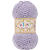 Alize Baby Best 682 Lila %10 Bambu - %90 Akrilik Tüylenme Yapmayan Bebek El Örgü İpi