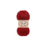 Alize Baby Best El Örgü İpi 100g - 240M – Yumuşak Doku - Renk No: 106 - Koyu Kırmızı