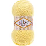 Alize Baby Best El Örgü Ipi Ipliği Yünü Renk Kodu:250 Açık Sarı