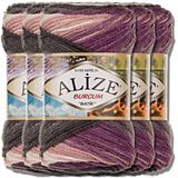 Alize Burcum Batik 1986 5 Adet El Örgü İpi