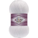 Alize Cotton Gold 100 Gram %55 Pamuk %45 Akrilik Orta Kalınlıkta Beyaz İplik