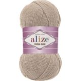 Alize Cotton Gold 152 Bej Melanj Rengi Pamuklu El Örgü Ipi - 1 Adet