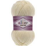 Alize Cotton Gold 5 Adet %55 Pamuk - %45 Akrilik / 100 Gr - 330 M 01 Krem