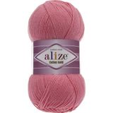 Alize Cotton Gold 5 Adet %55 Pamuk - %45 Akrilik / 100 Gr - 330 M 033 Şeker Pembe