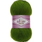 Alize Cotton Gold 5 Adet %55 Pamuk - %45 Akrilik / 100 Gr - 330 M 35 Koyu Yeşil
