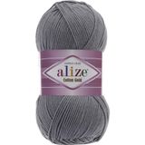 Alize Cotton Gold 5 Adet %55 Pamuk - %45 Akrilik / 100 Gr - 330 M 87 Kömür Gri