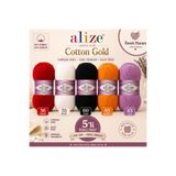 Alize Cotton Gold 5 Adet Renkli Amigurumi Seti