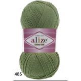 ALİZE COTTON GOLD Alize Coton Gold 485 Yeşil Amigurumi Ve Punc Ipi 100 gr 330 Merte