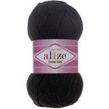 Alize Cotton Gold Amgurumi Ipi 100 Gr El Örgü Ipi Renk -siyah-60- Pamuk+akrilik Örgü Ipi Punch Ipi