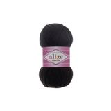 Alize Cotton Gold Amigurumi El Örgü İpi 100g - 330 Metre – Pamuklu - Renk Kodu : 60 - Siyah