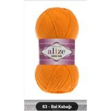 Alize Cotton Gold Amigurumi Ipi El Örgü Ipi Punch Ipi Örgü Ipi 100 Gr-renk Kodu-83-bal Kabağı-