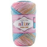 Alize Cotton Gold Batik 2970 Crop Elbise Amigurumi Motifli Hırka Pamuk Ip 100 gr 330 Metre %55 Pamuk