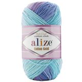 Alize Cotton Gold Batik 4531 Crop Elbise Amigurumi Motifli Hırka Pamuk Ip 100 gr 330 Metre %55 Pamuk