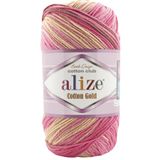 Alize Cotton Gold Batik 7829 Elbise Amigurumi Motifli Hırka Pamuk Ip 100 gr 330 Metre %55 Pamuk