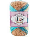 Alize Cotton Gold Batik 7938 Crop Elbise Amigurumi Motifli Hırka Pamuk Ip 100 gr 330 Metre %55 Pamuk