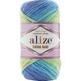 Alize Cotton Gold Batik El Örgü Ipi 5 Adet (4146) - Çok Renkli