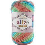Alize Cotton Gold Batik El Örgü Ipi 5 Adet (8097) - Çok Renkli