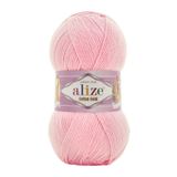 Alize Cotton Gold El Örgü İpi - 1 Adet -%55 Pamuklu Amigurumi ve Bebek Yünü - Tüylenmez Yumuşak Doku - 100gr, 330 Metre (518 Balerin Pembe)