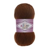 Alize Cotton Gold El Örgü İpi - 1 Adet -%55 Pamuklu Amigurumi ve Bebek Yünü - Tüylenmez Yumuşak Doku - 100gr, 330 Metre (690 Kızıl Kahve)